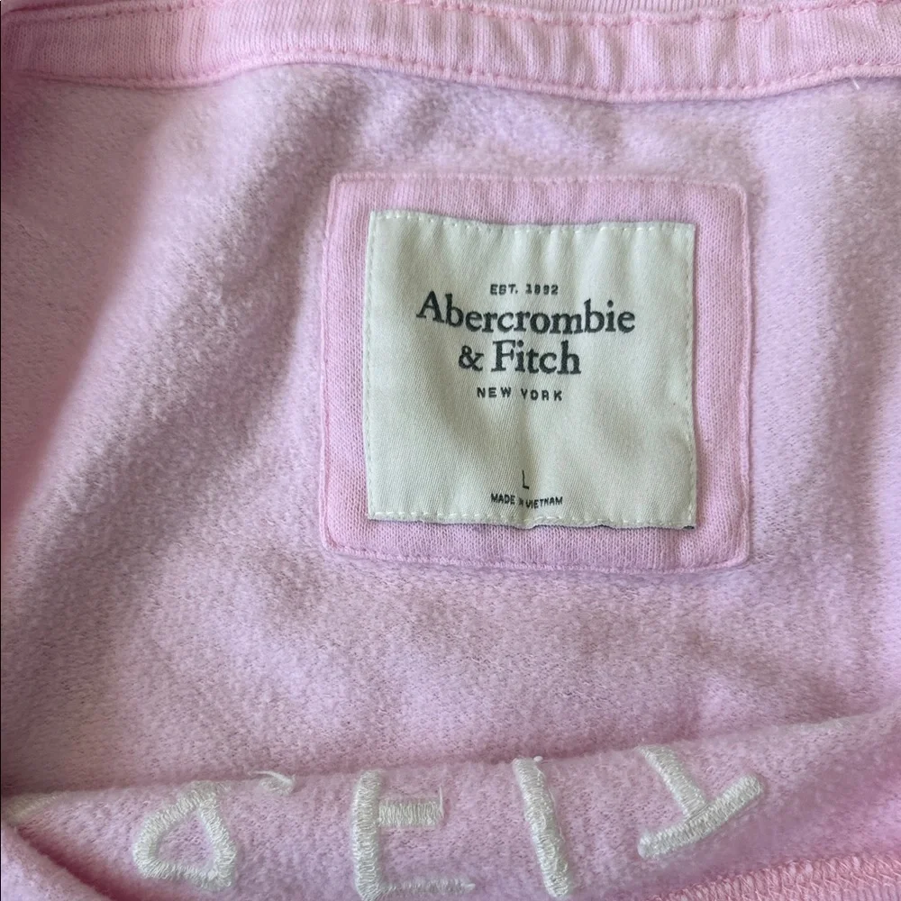 Abercrombie & Fitch Light Pink Pullover - Picture 3 of 5
